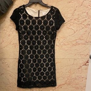 Black Lace Mini Dress